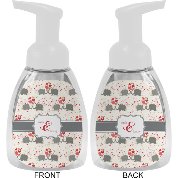 Elephants in Love Foam Soap Bottle Approval - White