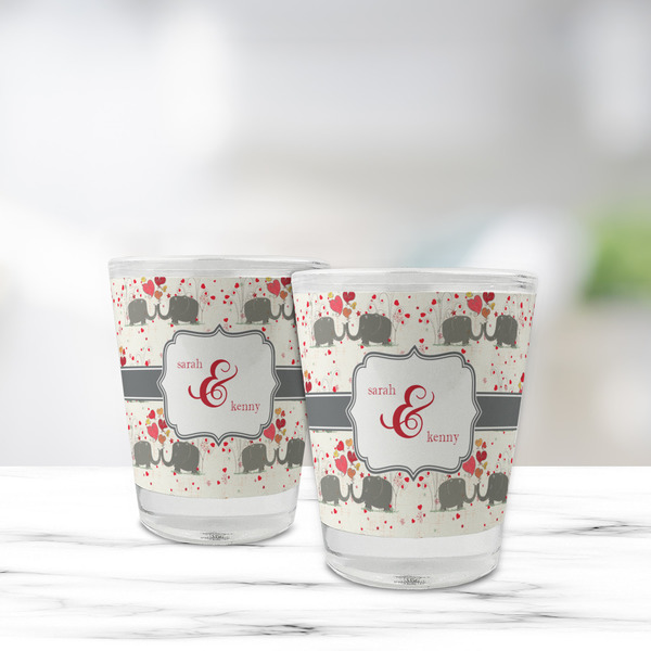 Elephants in Love Glass Shot Glass - Standard - LIFESTYLE