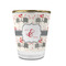 Elephants in Love Glass Shot Glass - 1.5 oz - with Gold Rim - Single (Personalized)