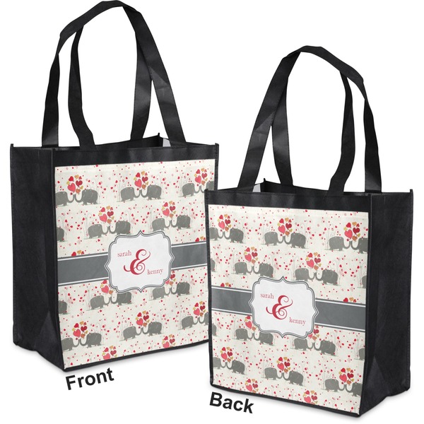 Elephants in Love Grocery Bag - Apvl