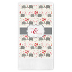 Elephants in Love Guest Towels - Full Color (Personalized)
