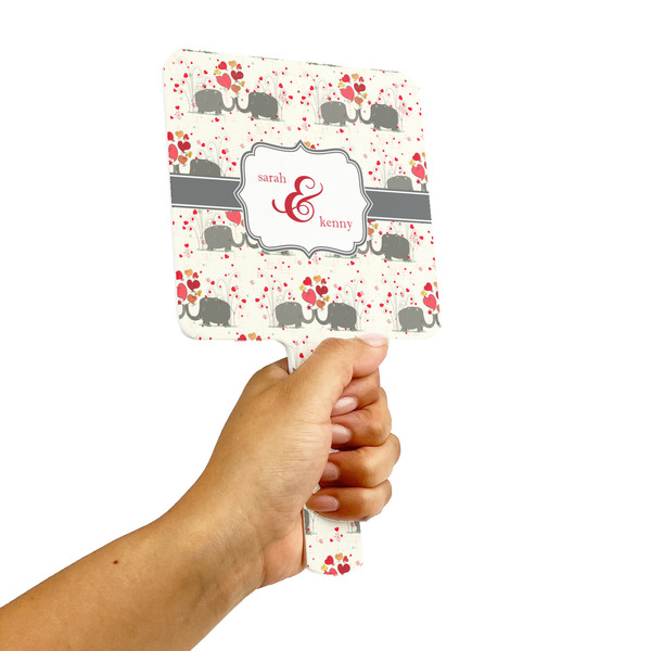 Elephants in Love Hand Mirrors - Alt View