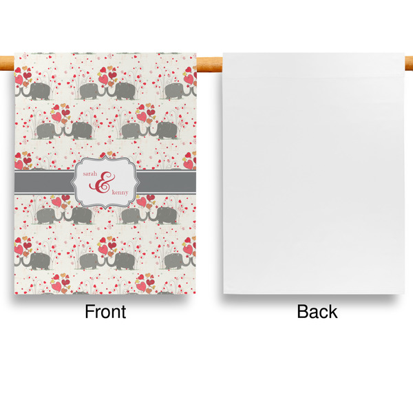 Elephants in Love House Flags - Single Sided - APPROVAL