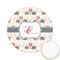 Elephants in Love Printed Cookie Topper - 2.15" (Personalized)