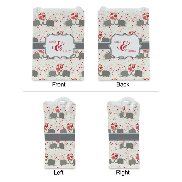 Elephants in Love Jewelry Gift Bag - Matte - Approval