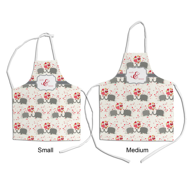 Elephants in Love Kid's Aprons - Comparison