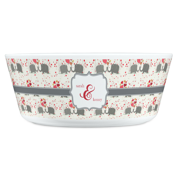 Elephants in Love Kids Bowls - FRONT