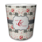 Elephants in Love Plastic Tumbler 6oz (Personalized)