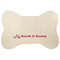 Elephants in Love Bone Shaped Dog Food Mat (Personalized)