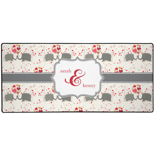 Elephants in Love Large Gaming Mats - APPROVAL