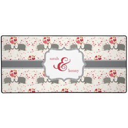 Elephants in Love Gaming Mouse Pad (Personalized)
