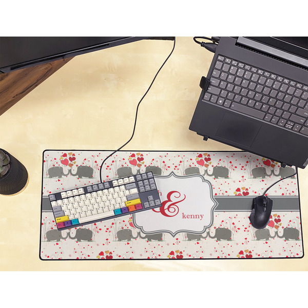 Elephants in Love Large Gaming Mats - LIFESTYLE