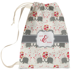 Elephants in Love Laundry Bag (Personalized)