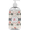 Elephants in Love Plastic Soap / Lotion Dispenser (16 oz - Large - White) (Personalized)