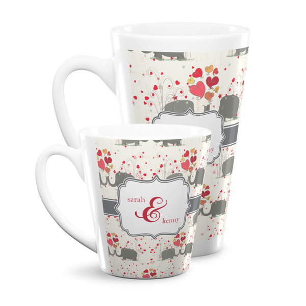 Elephants in Love Latte Mugs Main