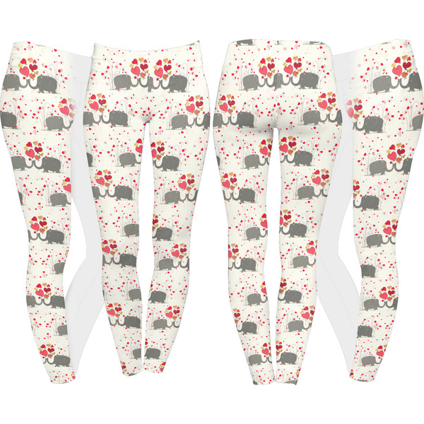 Elephants in Love Leggings Turn Around - Apvl