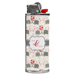 Elephants in Love Case for BIC Lighters (Personalized)