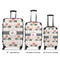 Elephants in Love Luggage Bags all sizes - With Handle