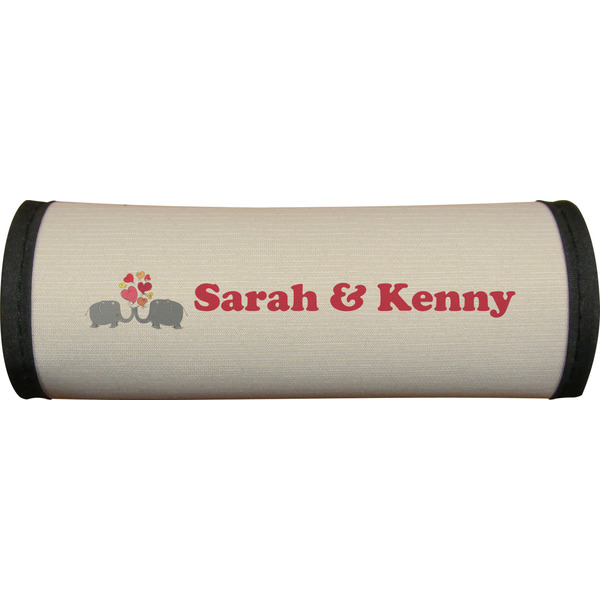 Elephants in Love Luggage Handle Wrap