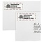 Elephants in Love Mailing Labels - Double Stack Close Up