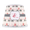 Elephants in Love Poly Film Empire Lampshade - Front View