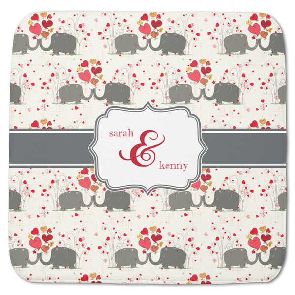 Elephants in Love Memory Foam Bath Mat 48 X 48
