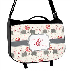 Elephants in Love Messenger Bag (Personalized)