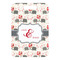 Elephants in Love Metal Luggage Tag - Front Without Strap