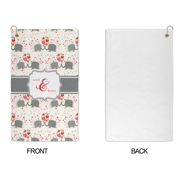 Elephants in Love Microfiber Golf Towels - APPROVAL