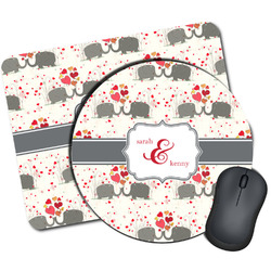 Elephants in Love Mouse Pads (Personalized)
