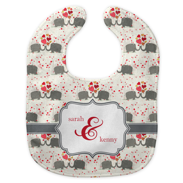 Elephants in Love New Bib Flat Approval