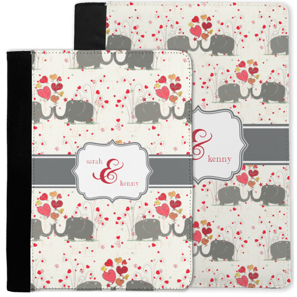 Elephants in Love Notebook Padfolio - MAIN