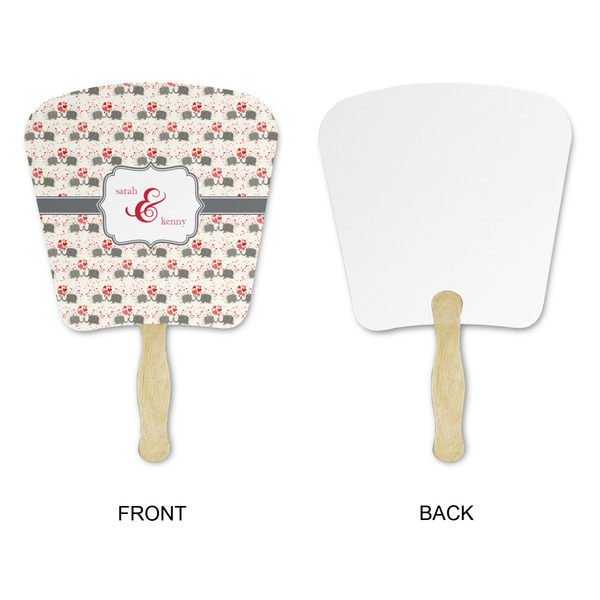 Elephants in Love Paper Fans - Approval