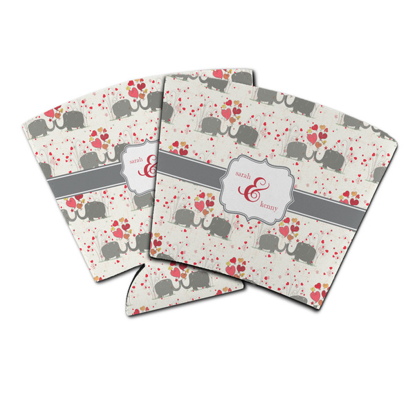 Custom Elephants in Love Party Cup Sleeve (Personalized)