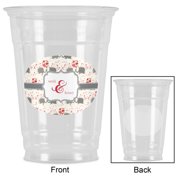 Elephants in Love Party Cups - 16oz - Approval