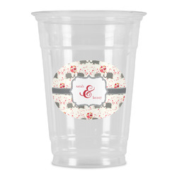 Elephants in Love Party Cups - 16oz (Personalized)
