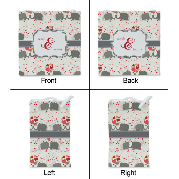 Elephants in Love Party Favor Gift Bag - Gloss - Approval