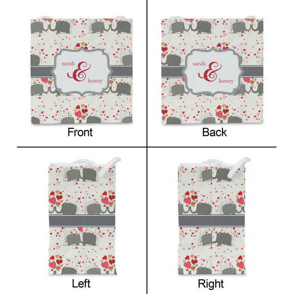 Elephants in Love Party Favor Gift Bag - Matte - Approval