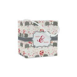 Elephants in Love Party Favor Gift Bags - Matte (Personalized)