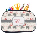 Elephants in Love Neoprene Pencil Case - Medium w/ Couple's Names