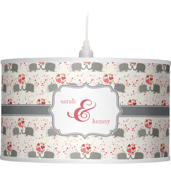 Elephants in Love Pendant Lamp Shade
