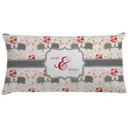 Elephants in Love Pillow Case (Personalized)