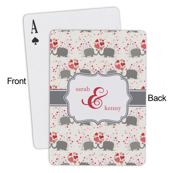 Elephants in Love Playing Cards - Approval