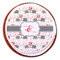 Elephants in Love Printed Icing Circle - Large - On Cookie