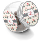 Elephants in Love Puppy Treat Jar (Personalized)