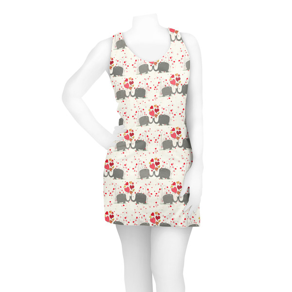 Elephants in Love Racerback Dress - On Model - Front