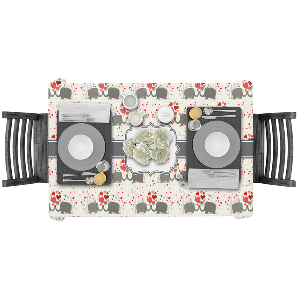 Elephants in Love Rectangular Tablecloths - LIFESTYLE