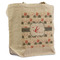 Elephants in Love Reusable Cotton Grocery Bag - Front View