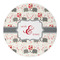 Elephants in Love Round Paper Coaster - Approval