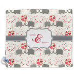 Elephants in Love Security Blanket - Single Sided (Personalized)